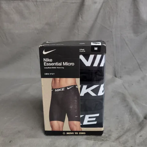 NIKE 3 PACK MEDIUM LONG BOXER BRIEFS