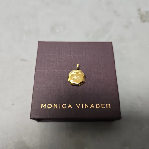 BOXED MONICA VINADER GOLDEN ME INFINTY PENDANT