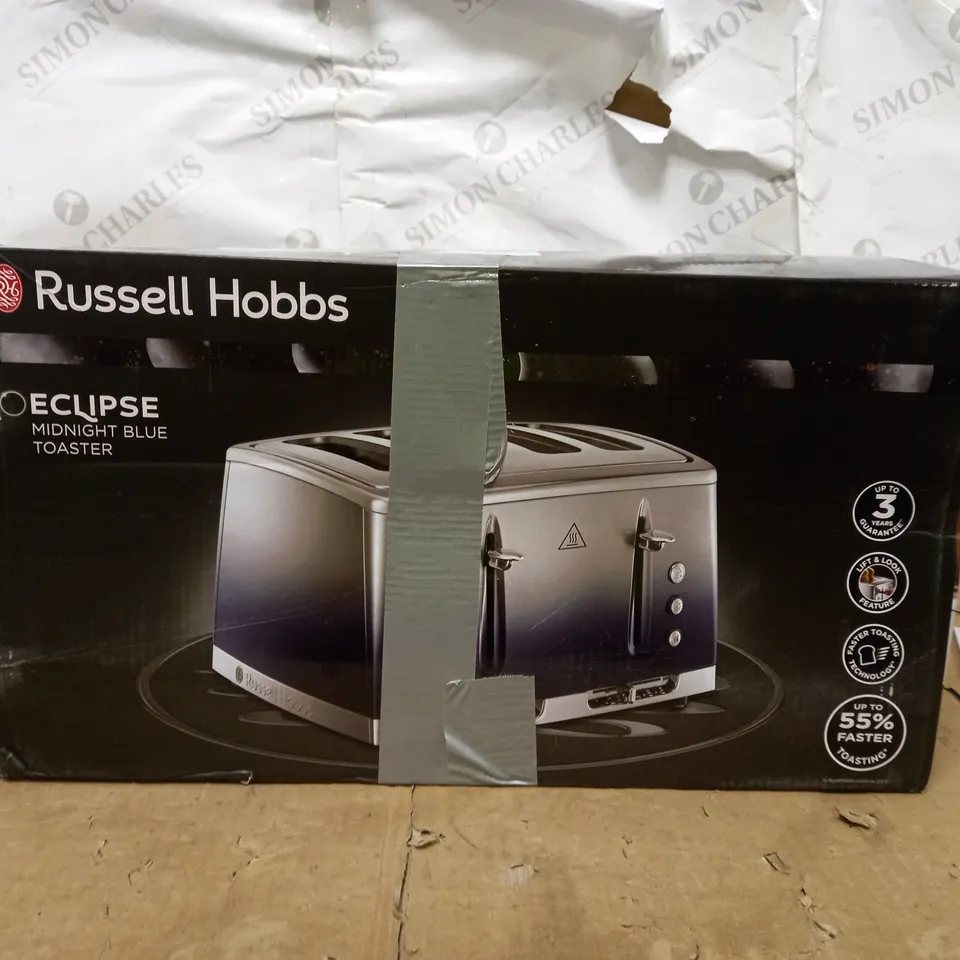 RUSSELL HOBBS 25141 STAINLESS STEEL FOUR SLICE TOASTER