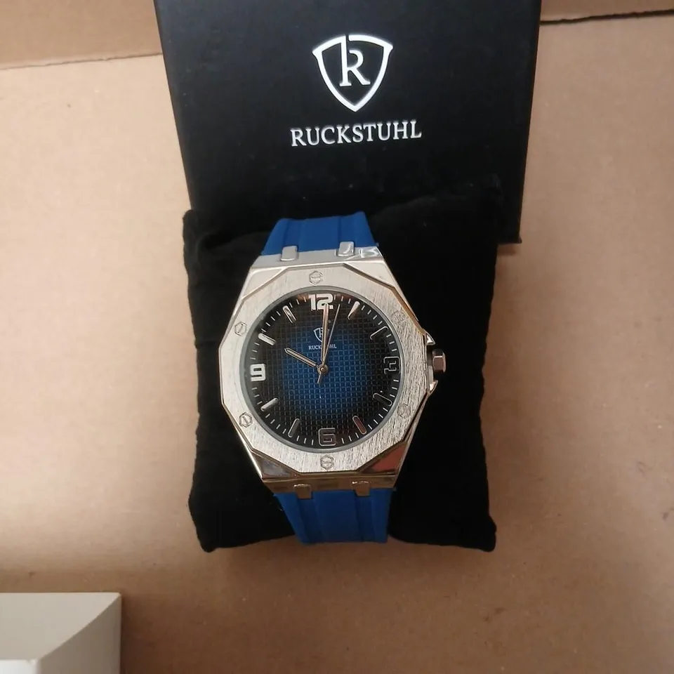 RUCKSTUHL WRISTWATCH – BLUE STRAP