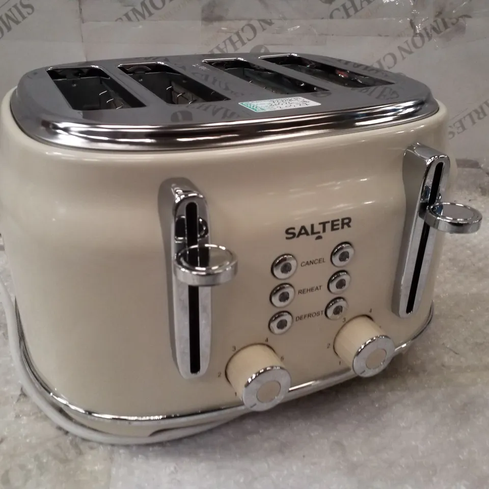 BOXED SALTER RETRO 4-SLICE TOASTER