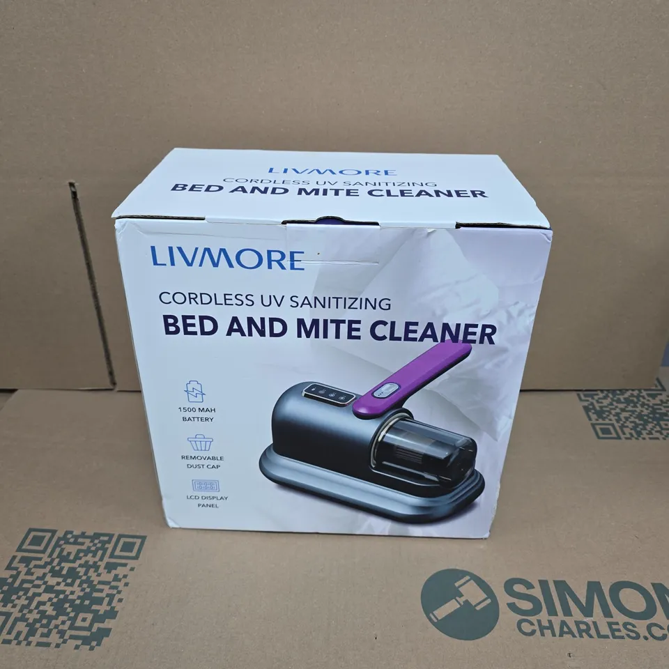 LIVMORE CORDLESS UV SANITISING BED AND MITE CLEANER