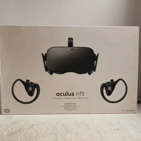 OCULUS RIFT VR HEADSET WITH CONTROLLERS – BOXED
