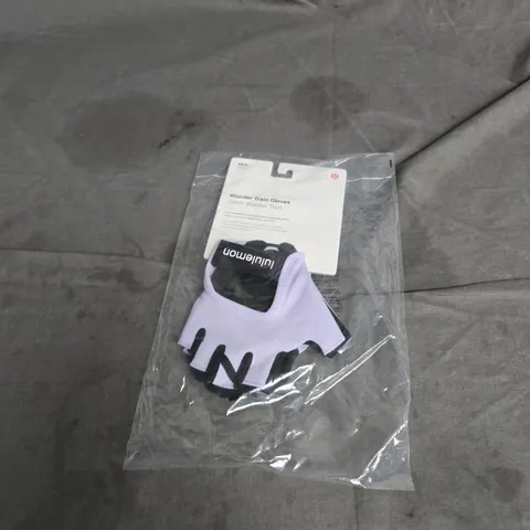LULULEMON WUNDER TRAIN GLOVES IN LAVENDER SIZE XS/S