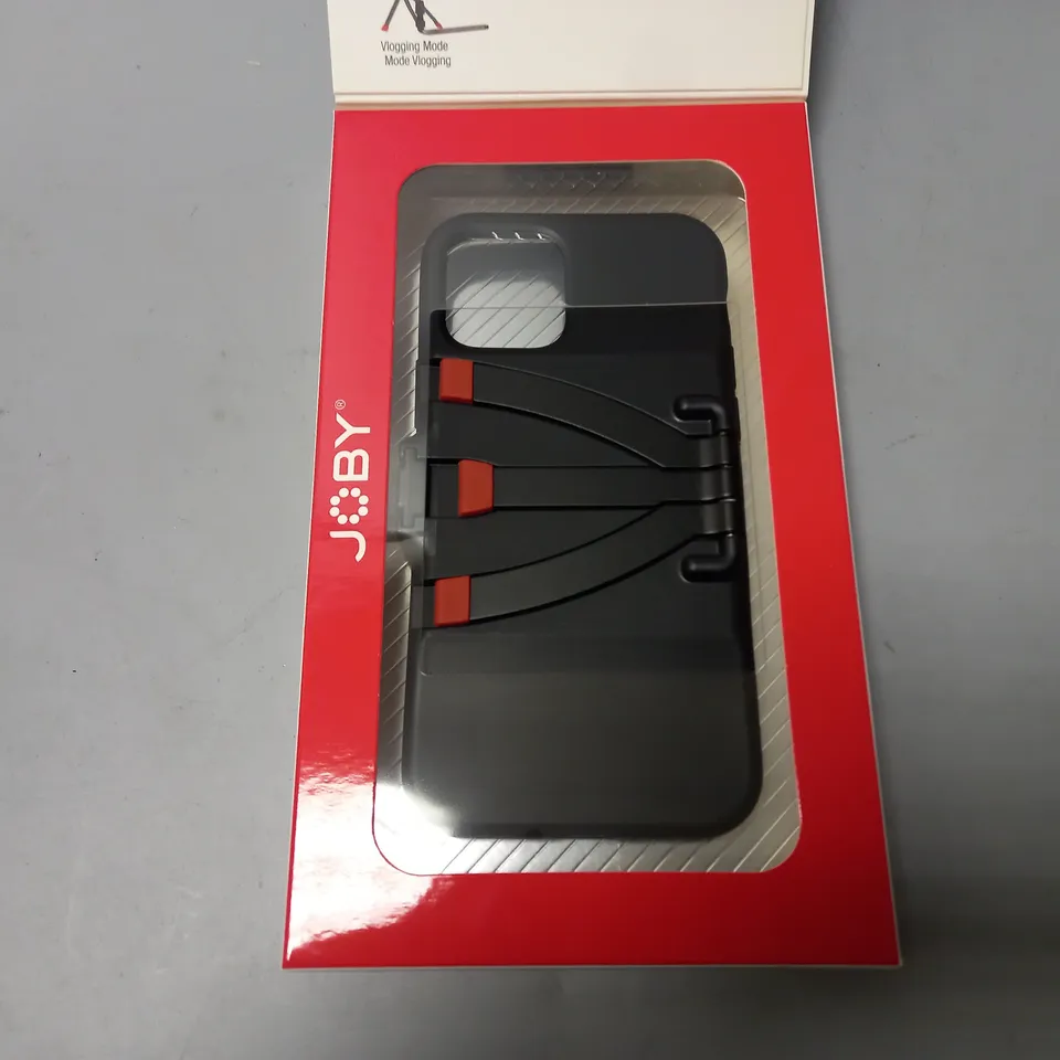 APPROXIMATELY 20 JOBY STANDPOINT VLOGGING PHOME CASE WITH BUILT-IN TRIPOD FOR IPHONE 12/12 PRO
