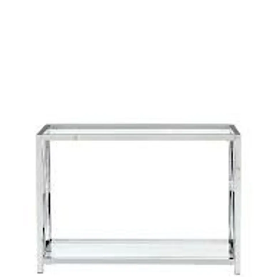 CHRISTIE CONSOLE TABLE - CHROME RRP £209