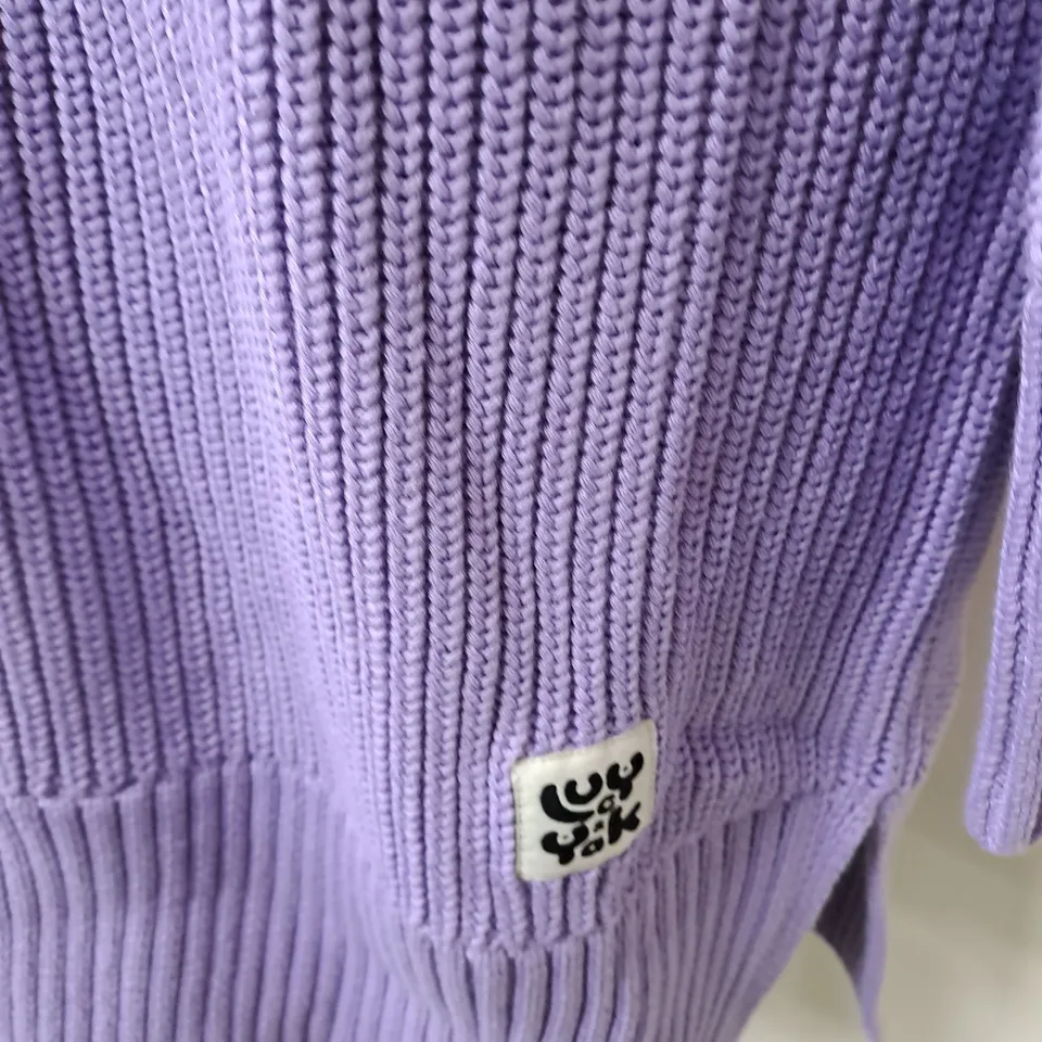 LUCY AND YAK ALBA OVERSIZED JUMPER SIZE L