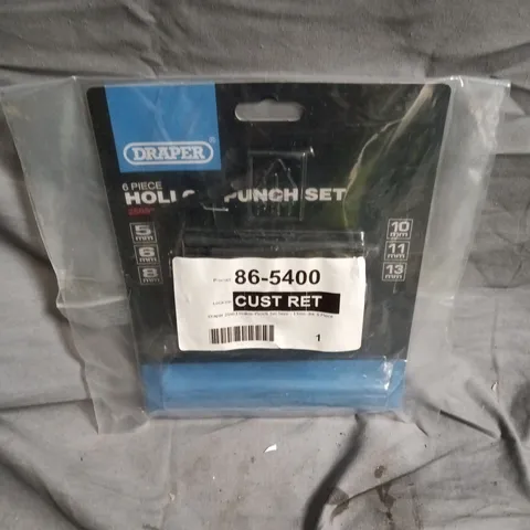 DRAPER 6 PIECE HOLLOW PUNCH SET – IN ORIGINAL PACKAGING