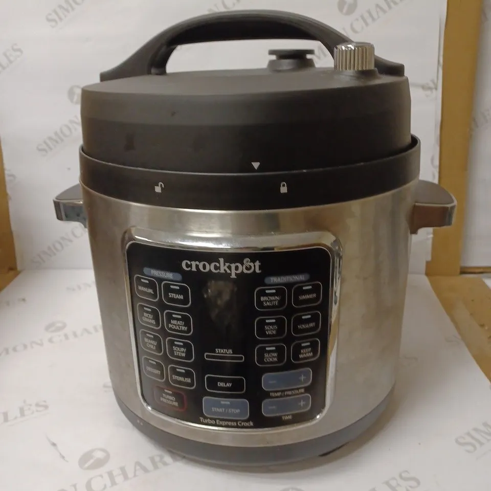 CROCKPOT TURBO EXPRESS PRESSURE MULTICOOKER