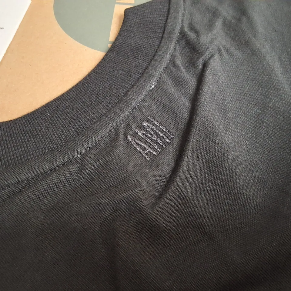 ALEXANDRE MATTIUSSI BLACK CREW T-SHIRT