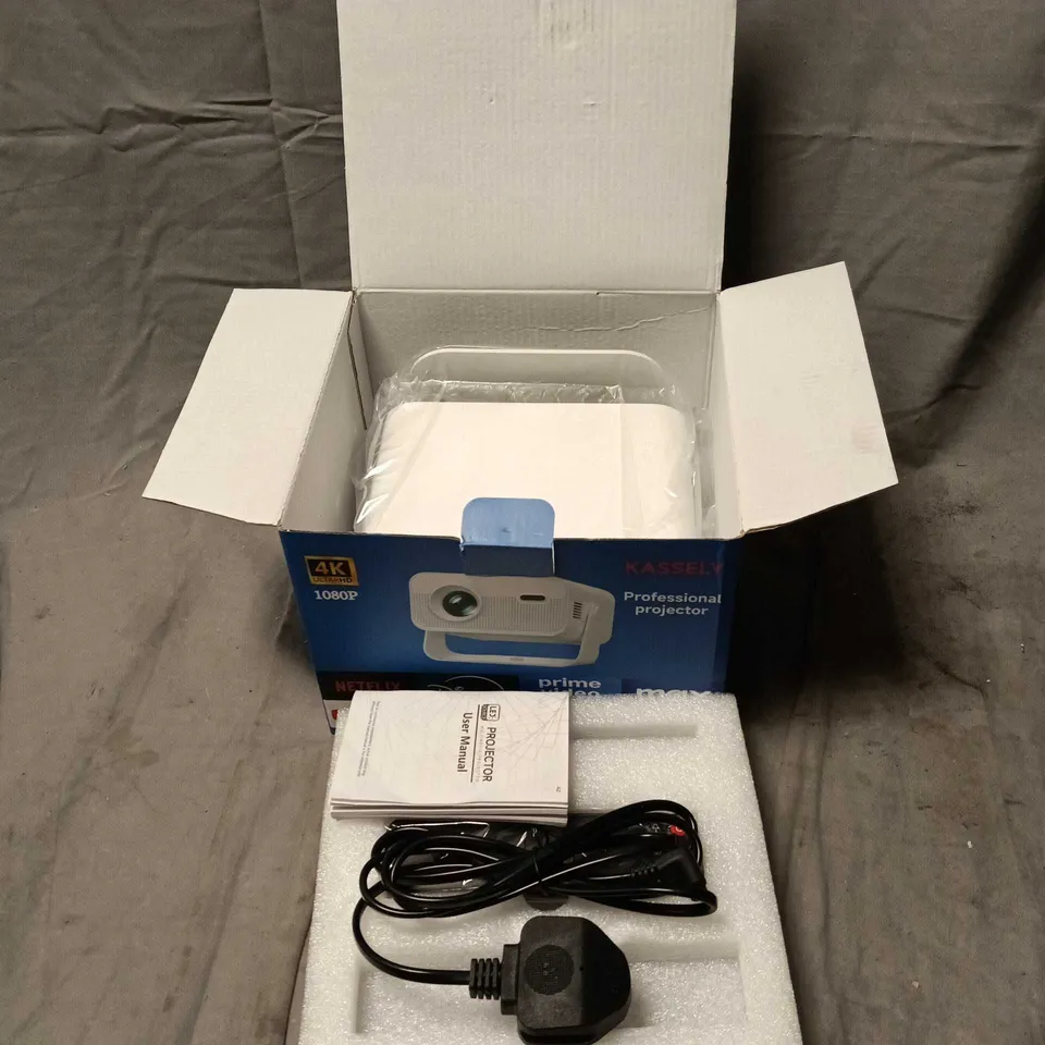 KASSELY PROFESSIONAL PROJECTOR – BOXED 4K/1080P 