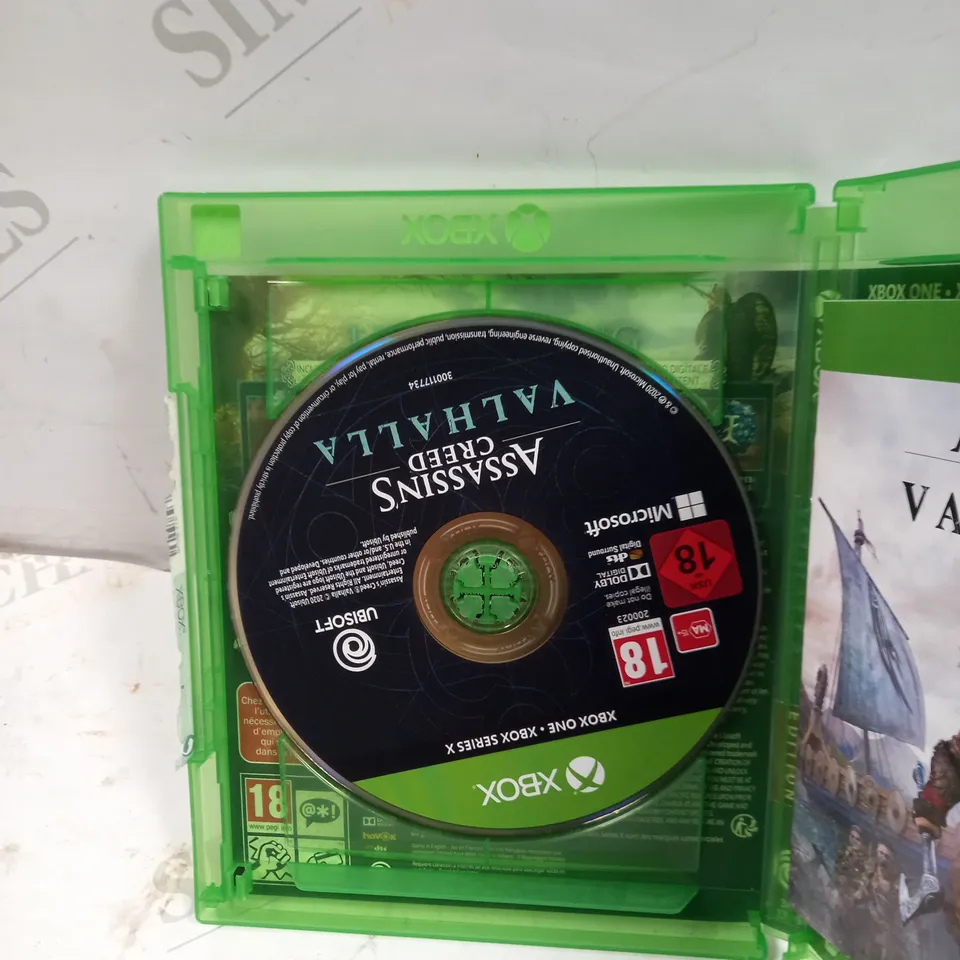 ASSASSINS CREED VALHALLA ON XBOX ONE/ XBOX SERIES X
