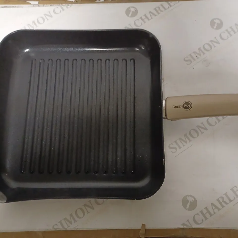 GREENPAN GRILL PAN, NON STICK, TOXIN FREE CERAMIC PAN 