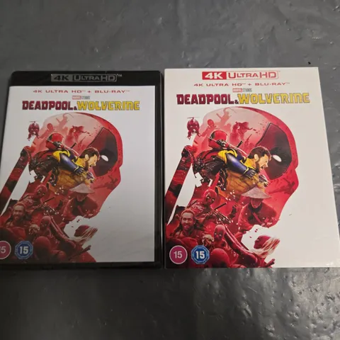 SEALED DEADPOOL & WOLVERINE 4K ULTRA HD + BLUE RAY