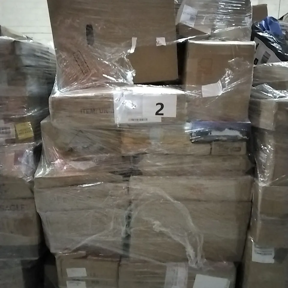PALLET OF HOUSEHOLD ITEMS TO INCLUDE CLOUDPILLOW, METAL DRILL BIT SET, PUNCHING TOOL AND OTHER ASSORTED ITEMS...