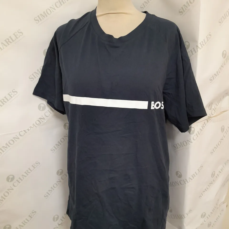 BOSS TSHIRT SLIM FIT IN NAVY SIZE XL