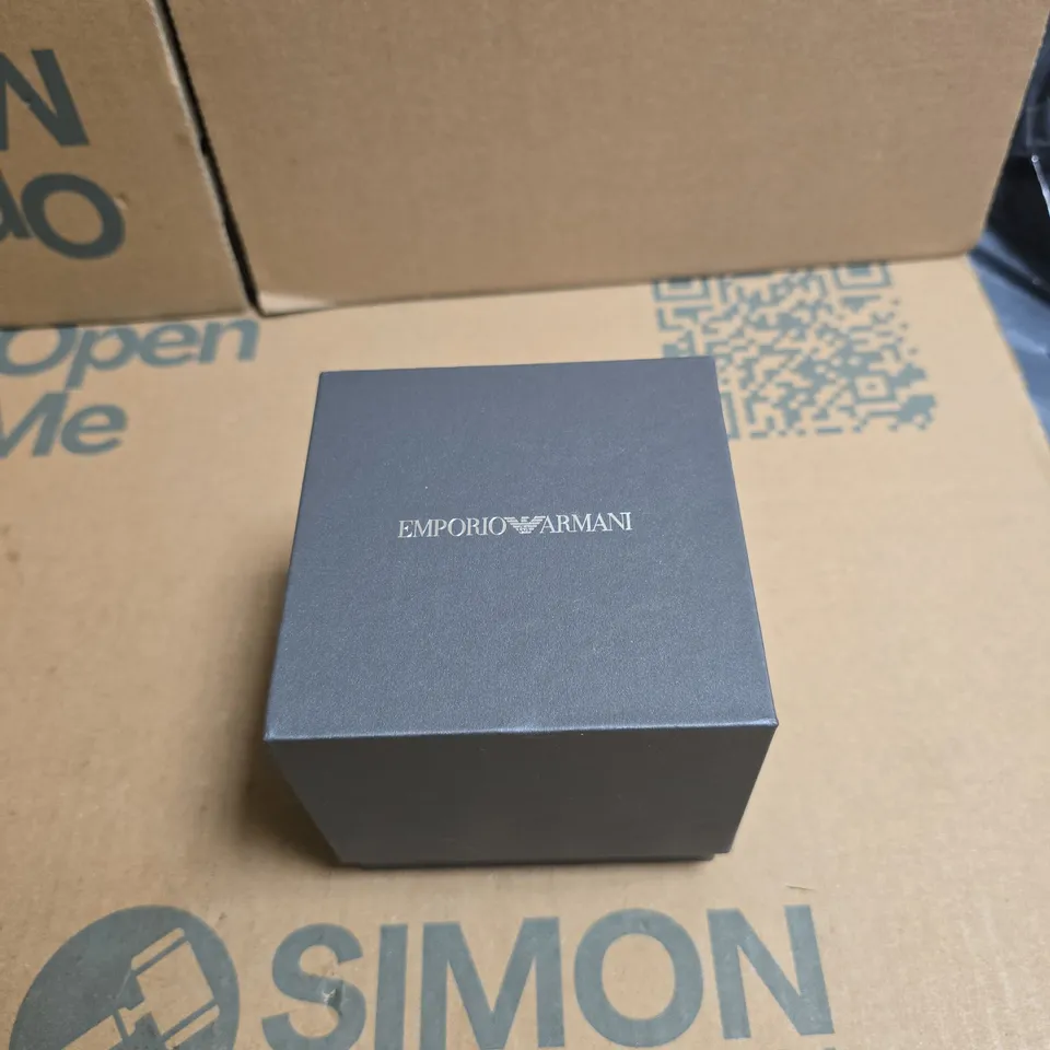 EMPORIO ARMANI AR1819 STAINLESS STEEL WRISTWATCH