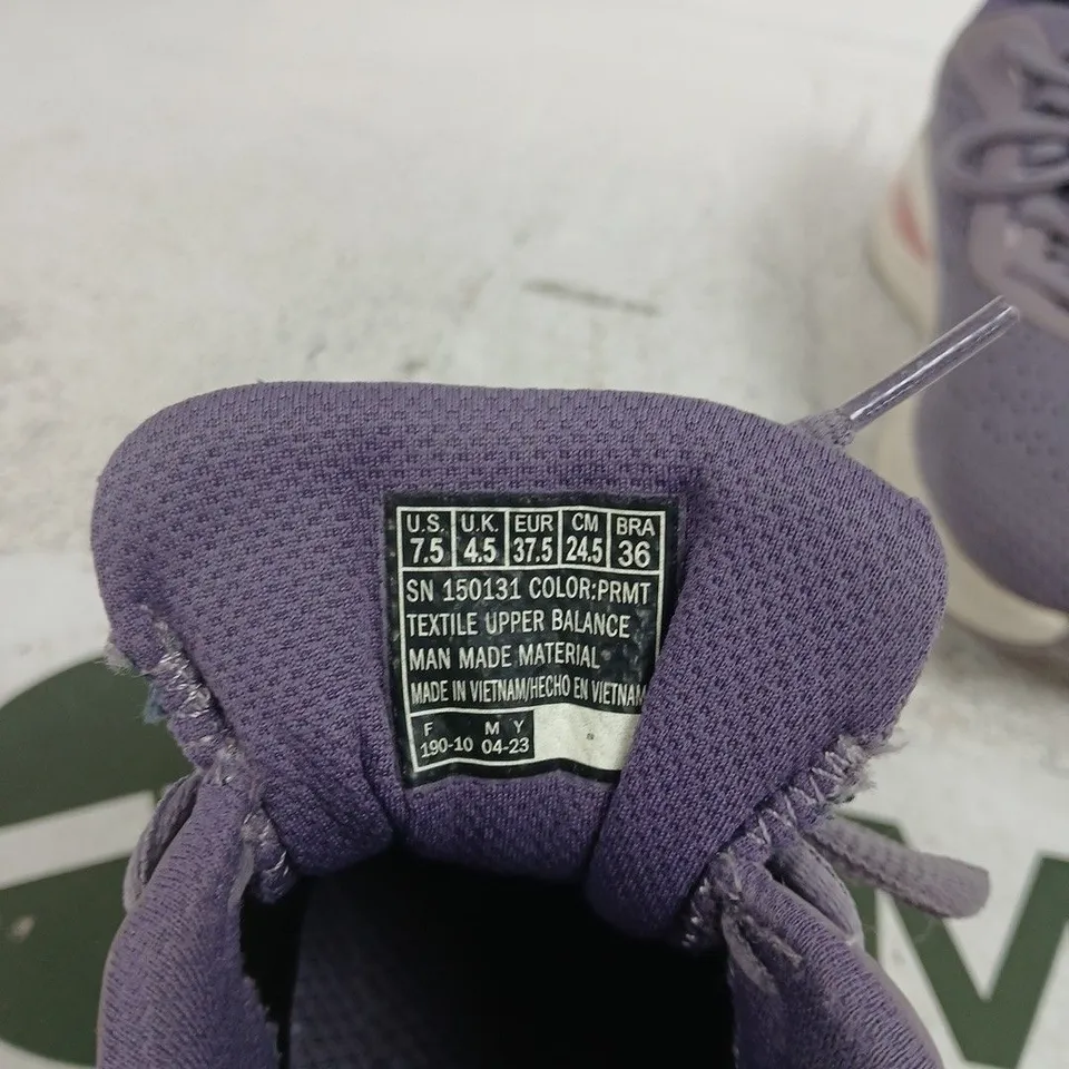SKECHERS WOMEN'S PURPLE MESH TRAINER UK 4.5 (US 7.5, EU 37.5)