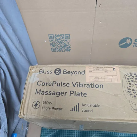 BLISS & BEYOND COREPULSE VIBRATION MASSAGER PLATE – 150W, ADJUSTABLE SPEED (BOXED)