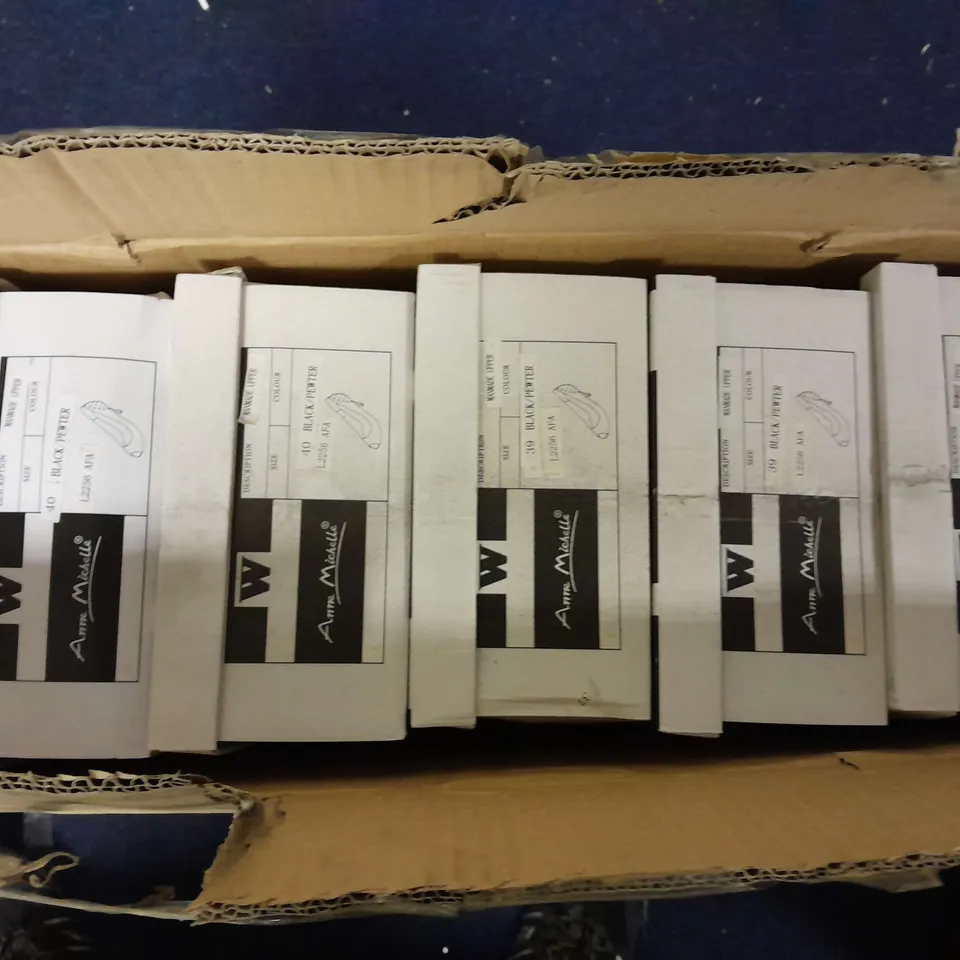 APPROXIMATELY 14 ANNE MICHELLE MANADE UPPER OPEN TOE HEELS IN BLACK IN VARIOUS SIZES