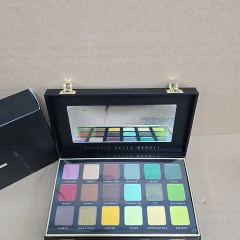 CHARLIE BETTY BEAUTY THE EARTH PALETTE PRESSED PIGMENT AND GLITTER EYE AND FACE PALETTE