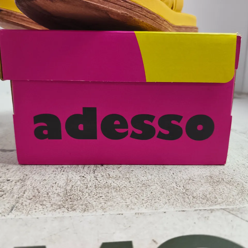 ADESSO WOMEN'S YELLOW PLATFORM SANDALS (ADESSO) – BOXED UK 7
