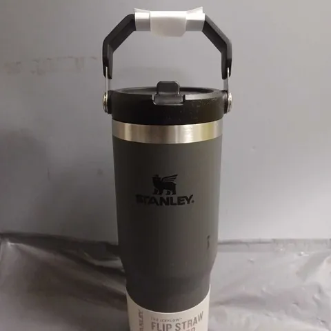 STANLEY FLIP STRAW TUMBLER IN GREY