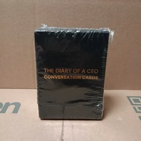 BOXED AND SEALED THE DAIRY OF A CEO CONVESATION CARDS