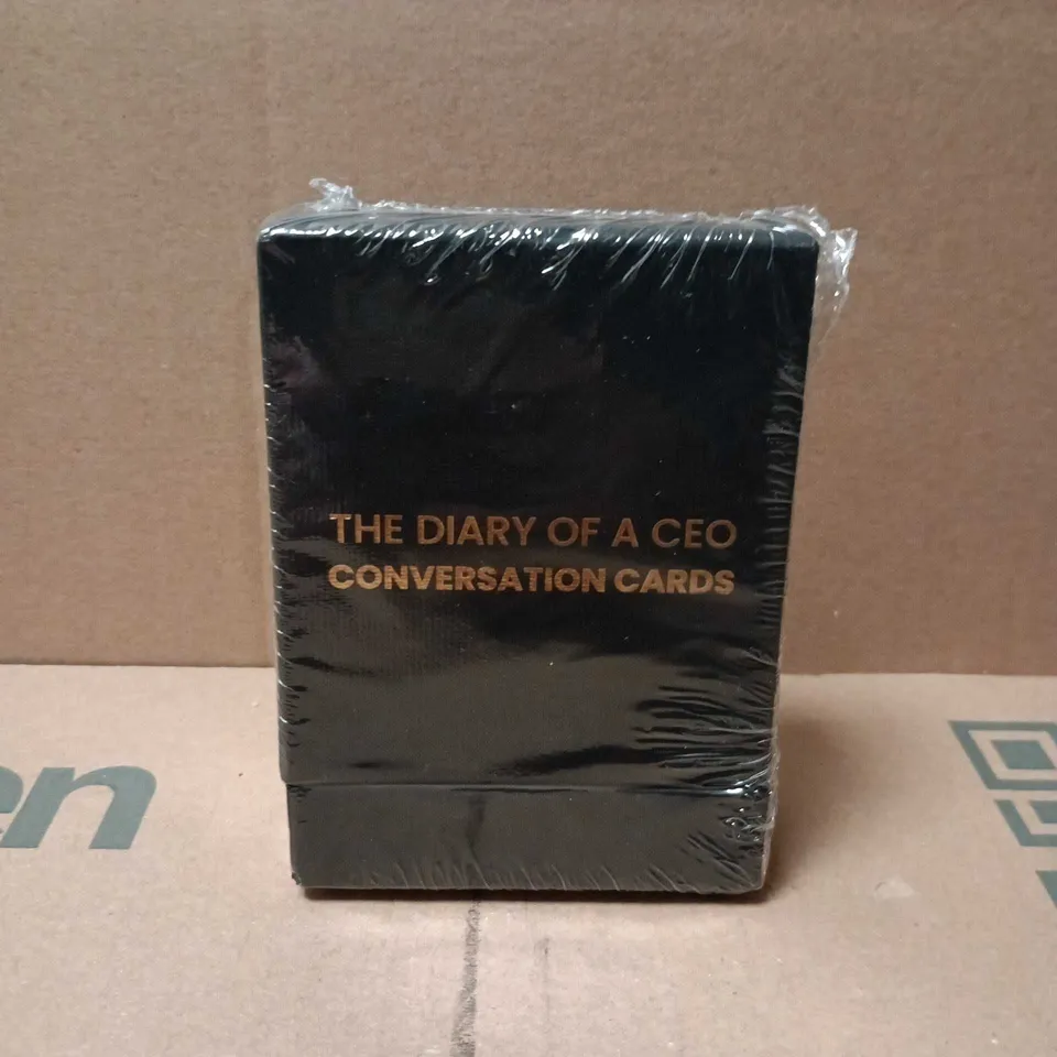 BOXED AND SEALED THE DAIRY OF A CEO CONVESATION CARDS
