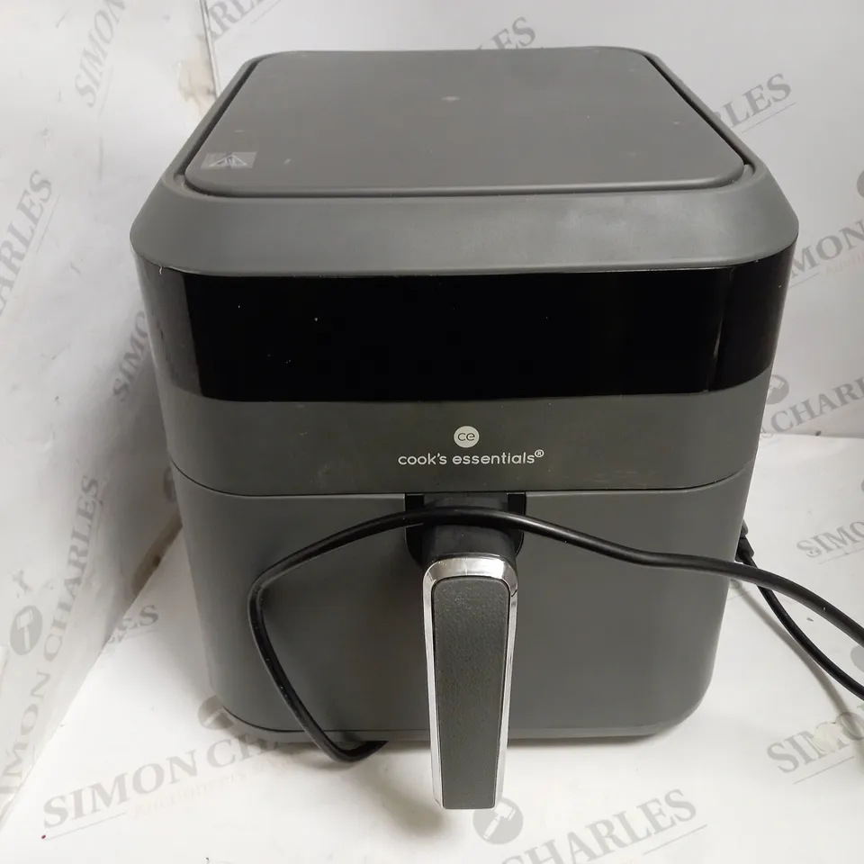 COOK'S ESSENTIALS 5.8L AIR FRYER IN SLATE GREY