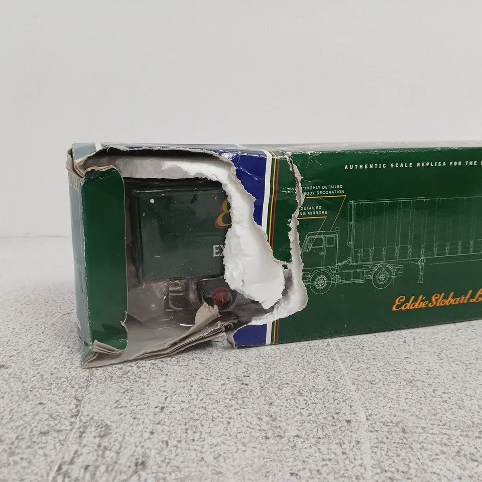 BOXED CORGI EDDIE STOBART VOLVO F88 BOX TRAILER LIMITED EDITION COLLECTABLE