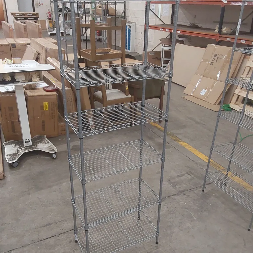 ELU 54CM W POWDER COATED STEEL SHELVING UNIT