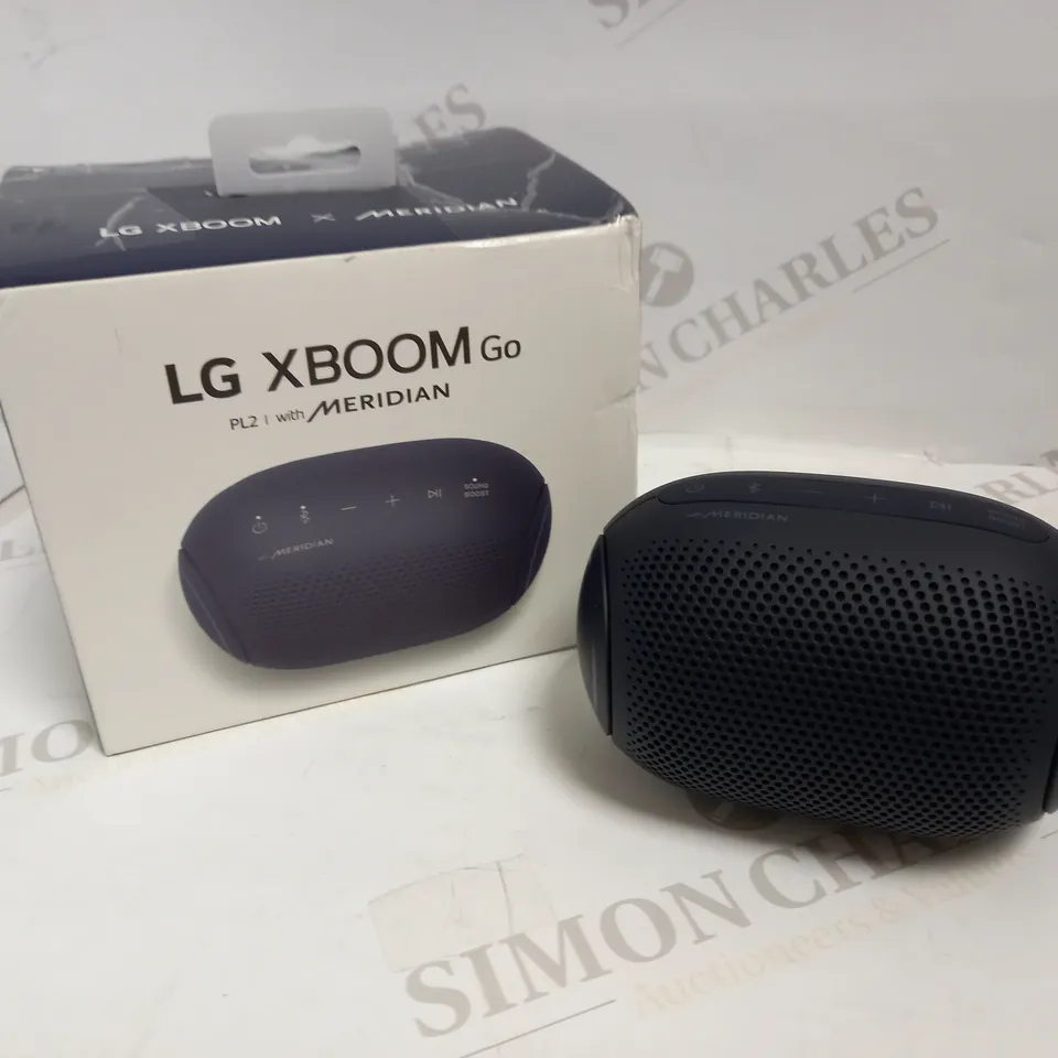 LG XBOOM GO PL2 PORTABLE BLUETOOTH SPEAKER WITH MERIDIAN TECHNOLOGY RRP £170