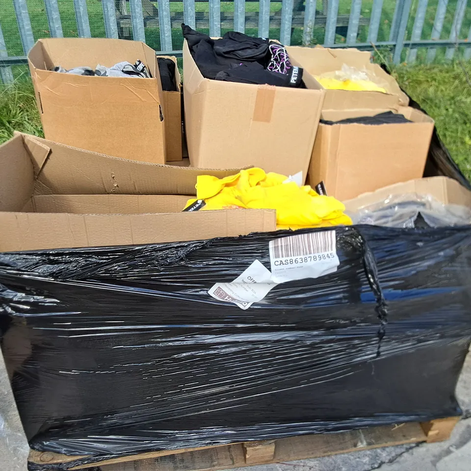 PALLET CONTAINING A LARGE QUANTITY OF ASSORTED DOG CLOTHING IN VARIOUS SIZES