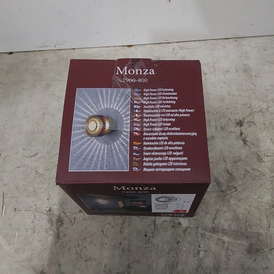 BOXED MONZA ANODISED BRONZE SINGLE LIGHT 