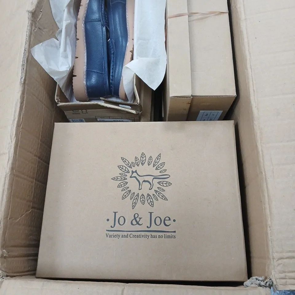 BOX OF APPROXIMATELY 12 PAIRS OF JO & JOE SHOES