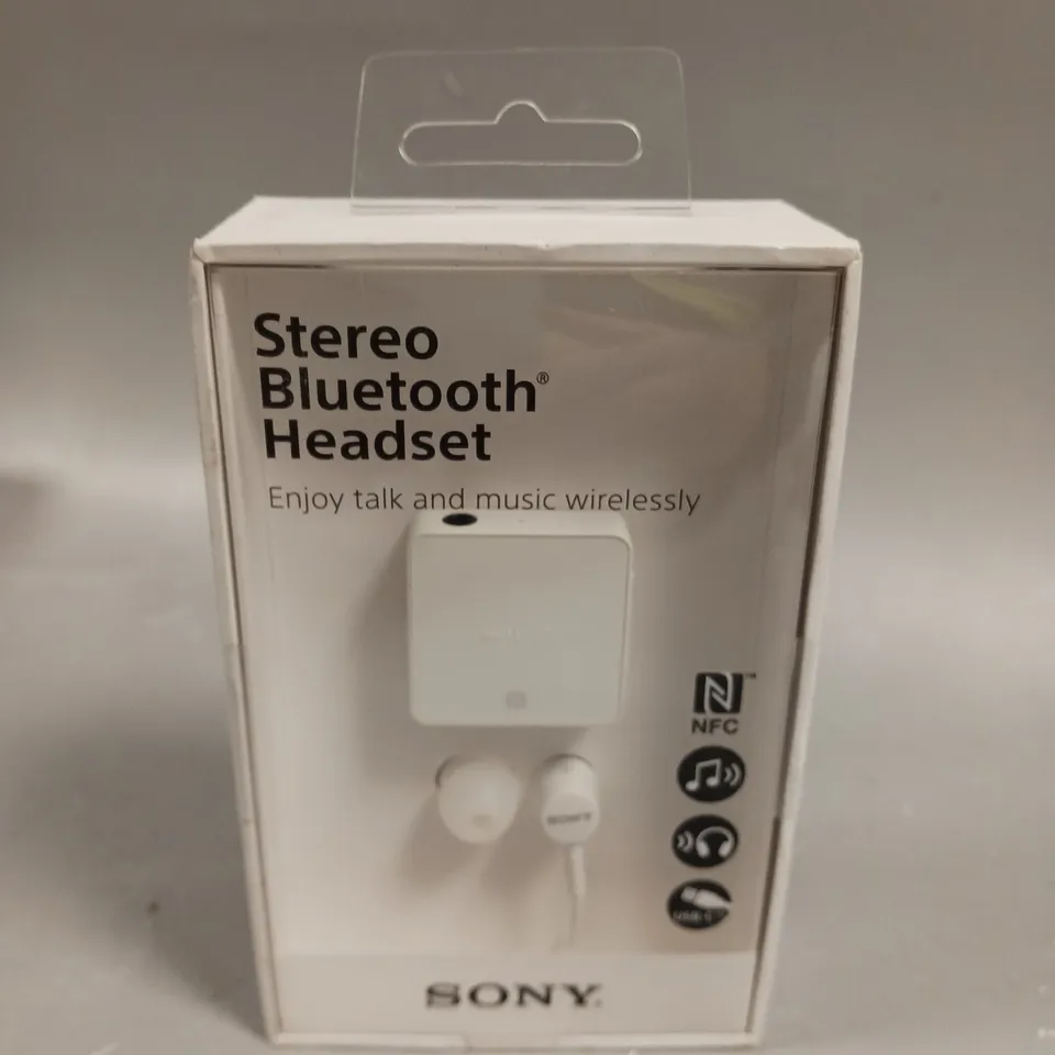 BOXED SONY STEREO BLUETOOTH HEADSET