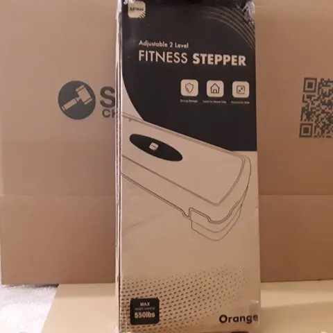 BOXED KEPLIN KAYMAN FITNESS STEPPER ORANGE COLOUR