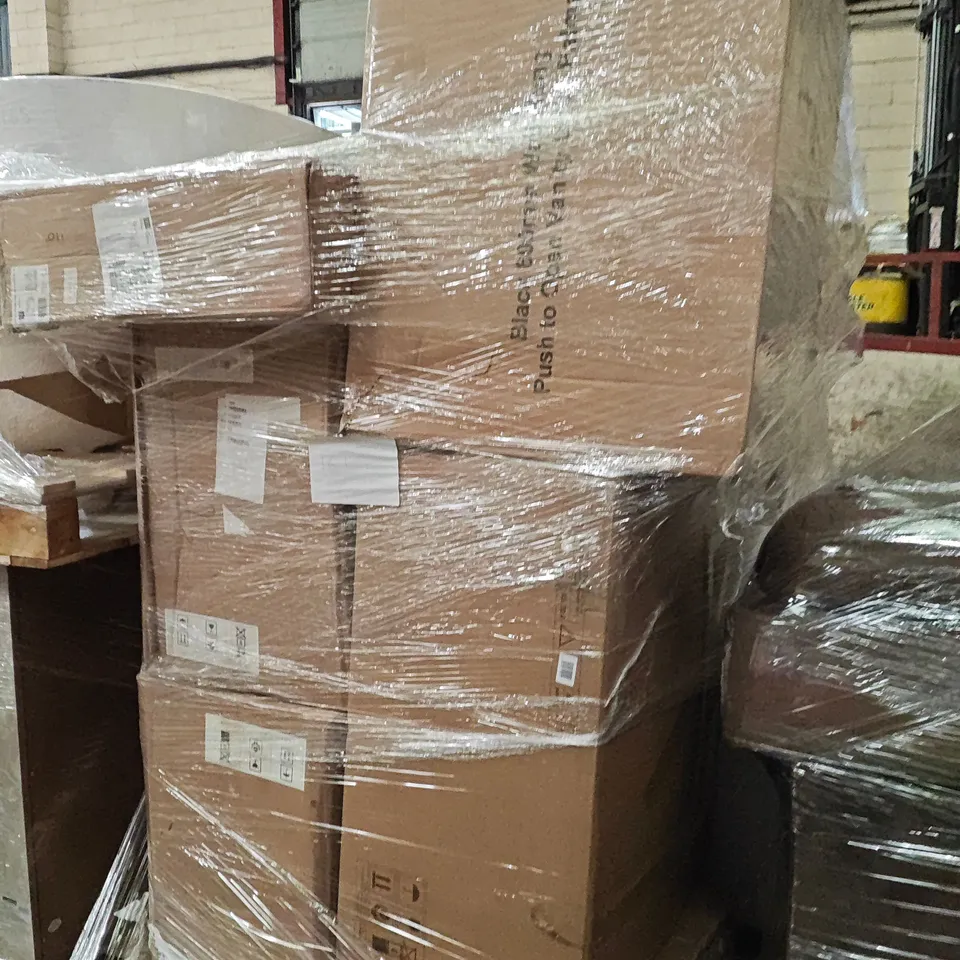 PALLET OF ASSORTED FLAT PACKED PRODUCTS