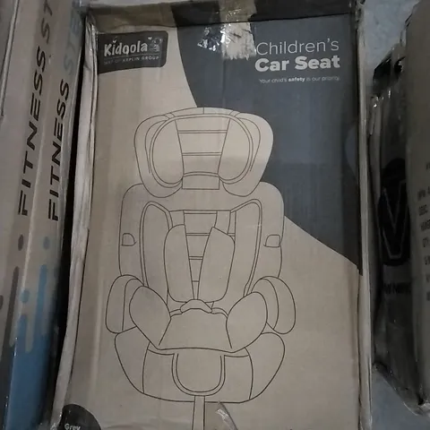 BOXED KIDOOLA CAR SEAT IN GREY 