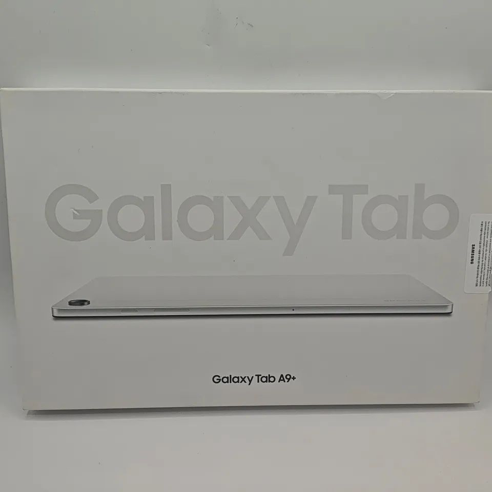 BOXED SAMSUNG GALAXY TAB A9+ 4/64GB IN SILVER - SM-X210