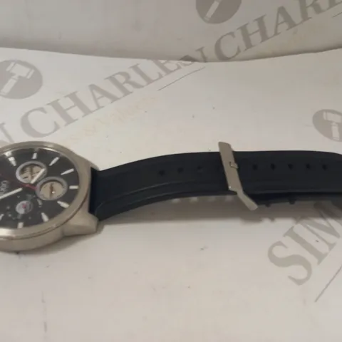 HUGO BOSS TWIST BLACK MULTI DIAL BLACK SILICONE WATCH