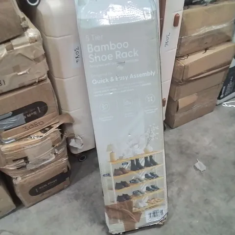 KEPLIN 5 TIER BAMBOO SHOE RACK