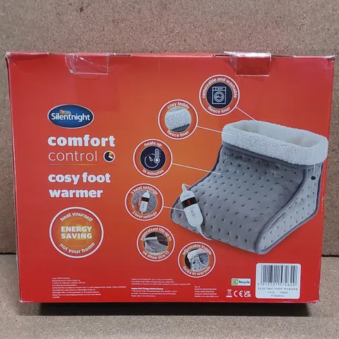 BOXED SILENTNIGHT COMFORT CONTROL ELECTRIC HEATED FOOT WARMER