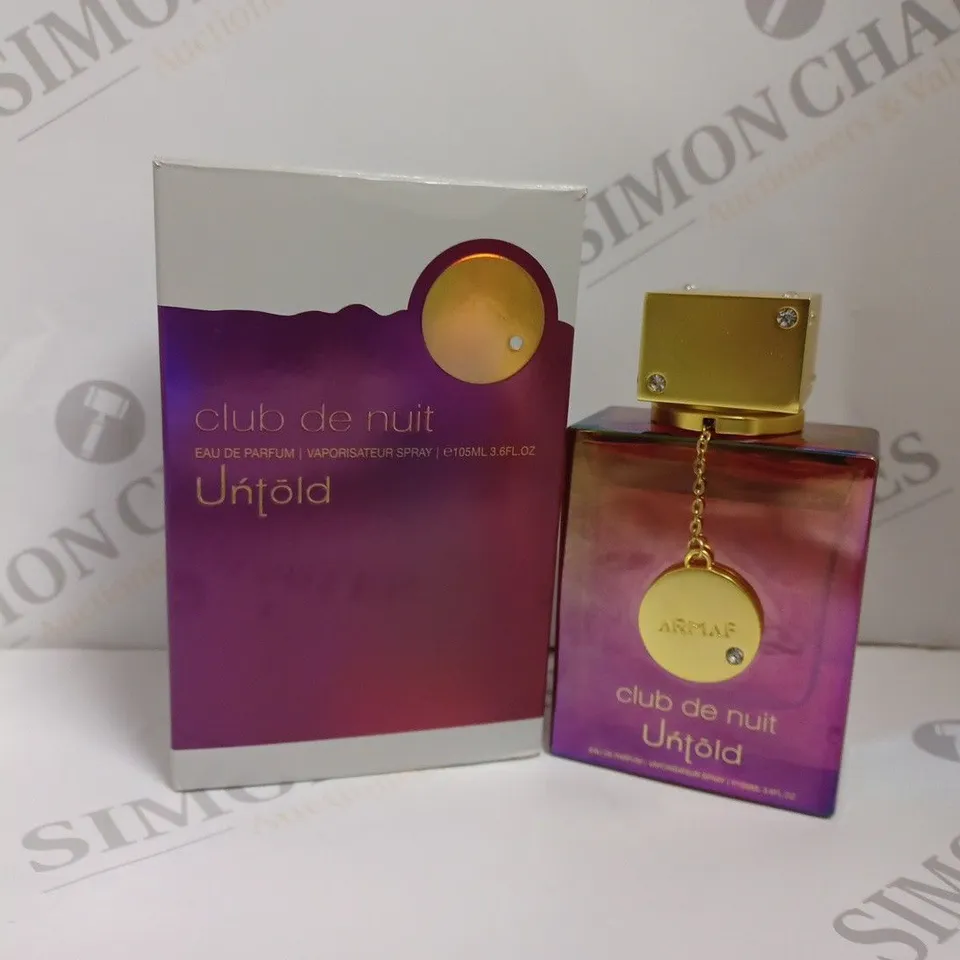 BOXED ARMAF CLUB DE NUIT UNTOLD EAU DE PARFUM SPRAY - 105ML 