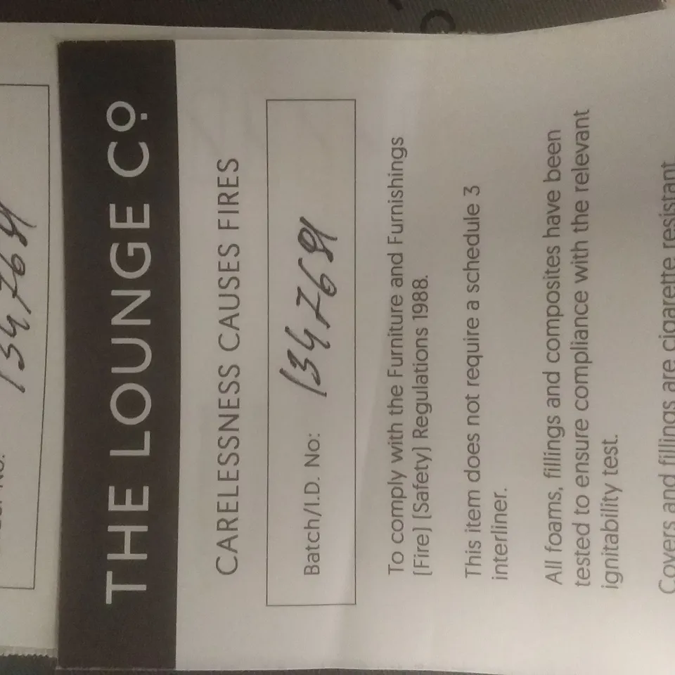 QUALITY BRITISH DESIGNER LOUNGE CO. COLLAKU 2 SEATER SOFA NATURAL PLUSH FABRIC 