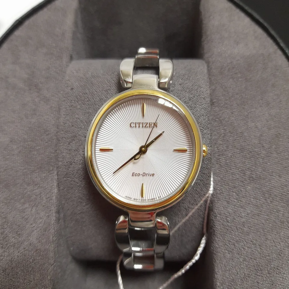 CITIZEN ECO-DRIVE LADIES BRACELET WATCH RRP £219
