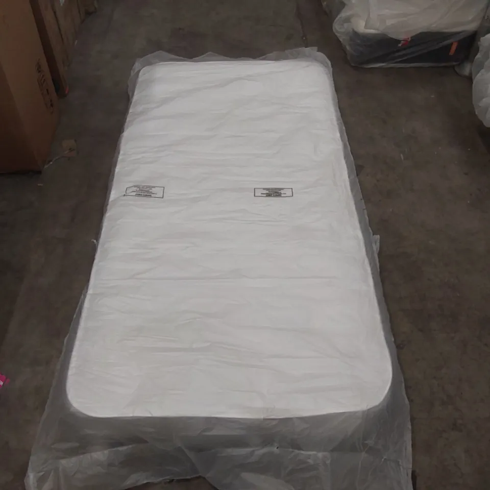 QUALITY BAGGED WHITE NOISE OPEN COIL MATTRESS - 90CM SINGLE