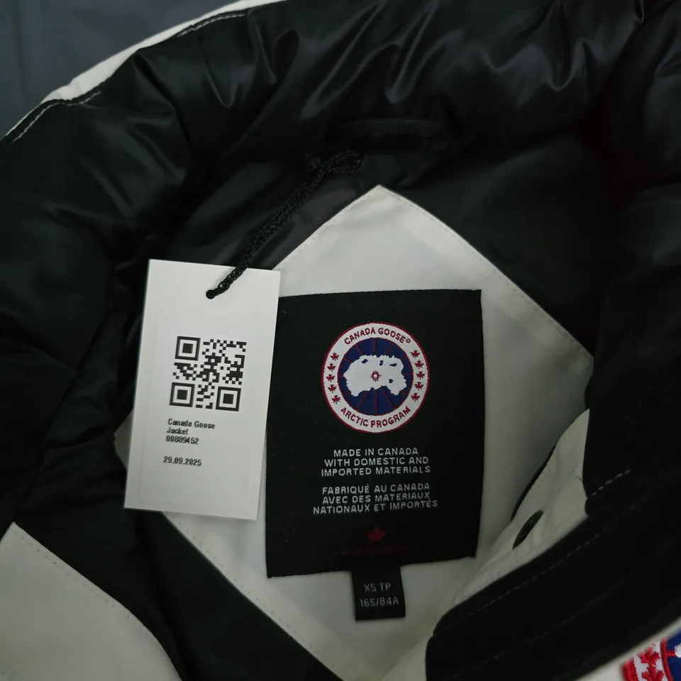 CANADA GOOSE ARCTIC PROGRAM VEST – WHITE QUILTED PUFFER, XS (UK XS) 