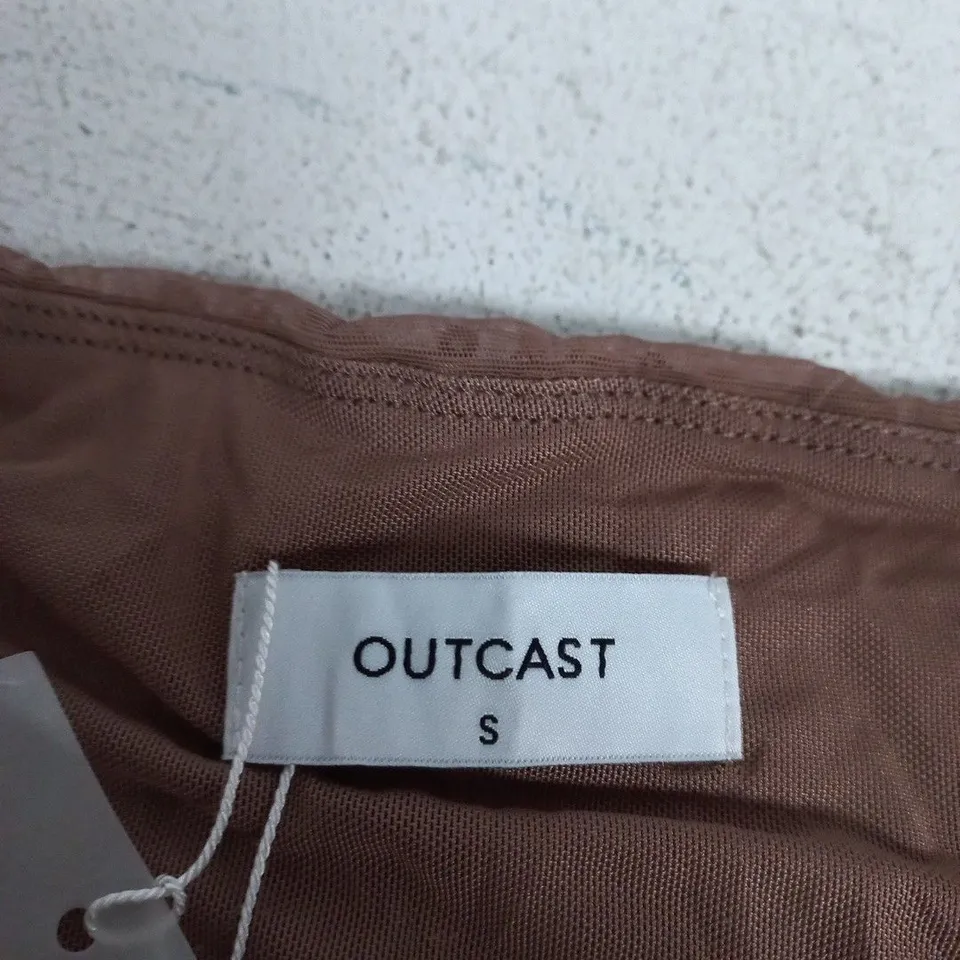 OUTCAST TAUPE MAXI SKIRT – UK SIZE S